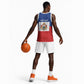 Personalised Second Empire of Haiti 1849-1859 Basketball Jersey Anpi an Ayiti Flag Style - African Pride