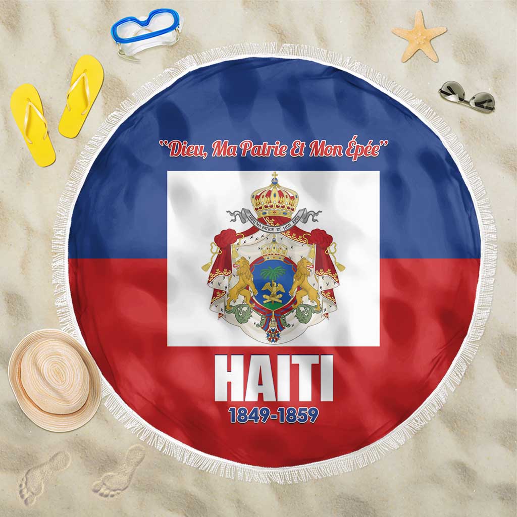 Second Empire of Haiti 1849-1859 Beach Blanket Anpi an Ayiti Flag Style