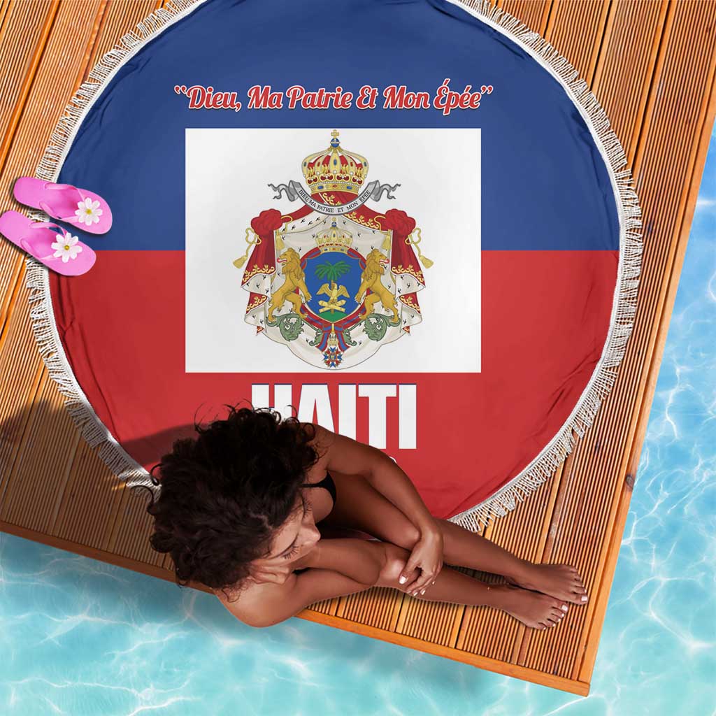 Second Empire of Haiti 1849-1859 Beach Blanket Anpi an Ayiti Flag Style