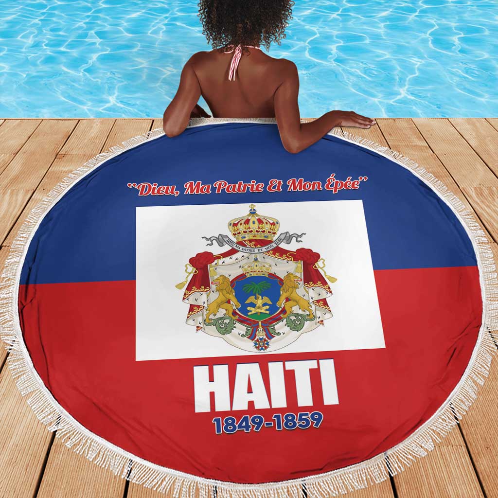 Second Empire of Haiti 1849-1859 Beach Blanket Anpi an Ayiti Flag Style