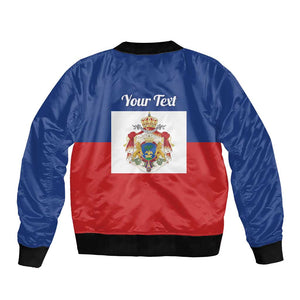 Personalised Second Empire of Haiti 1849-1859 Bomber Jacket Anpi an Ayiti Flag Style