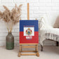Second Empire of Haiti 1849-1859 Canvas Wall Art Anpi an Ayiti Flag Style