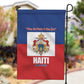 Second Empire of Haiti 1849-1859 Garden Flag Anpi an Ayiti Flag Style