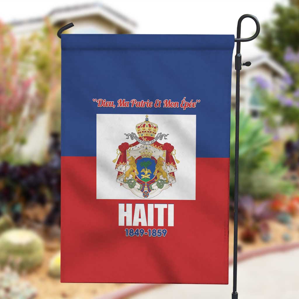 Second Empire of Haiti 1849-1859 Garden Flag Anpi an Ayiti Flag Style