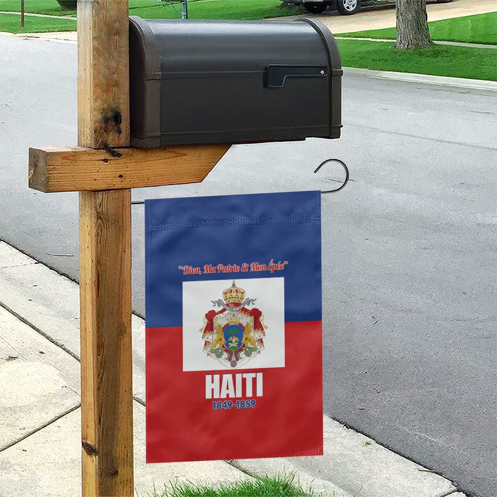Second Empire of Haiti 1849-1859 Garden Flag Anpi an Ayiti Flag Style