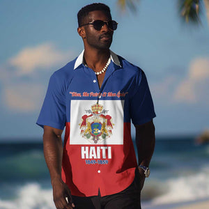 Personalised Second Empire of Haiti 1849-1859 Hawaiian Shirt Anpi an Ayiti Flag Style