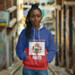Personalised Second Empire of Haiti 1849-1859 Hoodie Anpi an Ayiti Flag Style