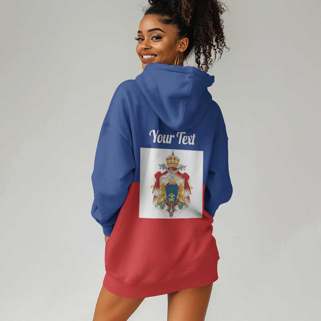 Personalised Second Empire of Haiti 1849-1859 Hoodie Dress Anpi an Ayiti Flag Style
