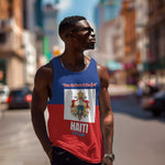 Personalised Second Empire of Haiti 1849-1859 Men Tank Top Anpi an Ayiti Flag Style