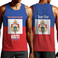 Personalised Second Empire of Haiti 1849-1859 Men Tank Top Anpi an Ayiti Flag Style