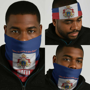 Personalised Second Empire of Haiti 1849-1859 Neck Gaiter Anpi an Ayiti Flag Style LT14