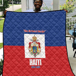 Second Empire of Haiti 1849-1859 Quilt Anpi an Ayiti Flag Style