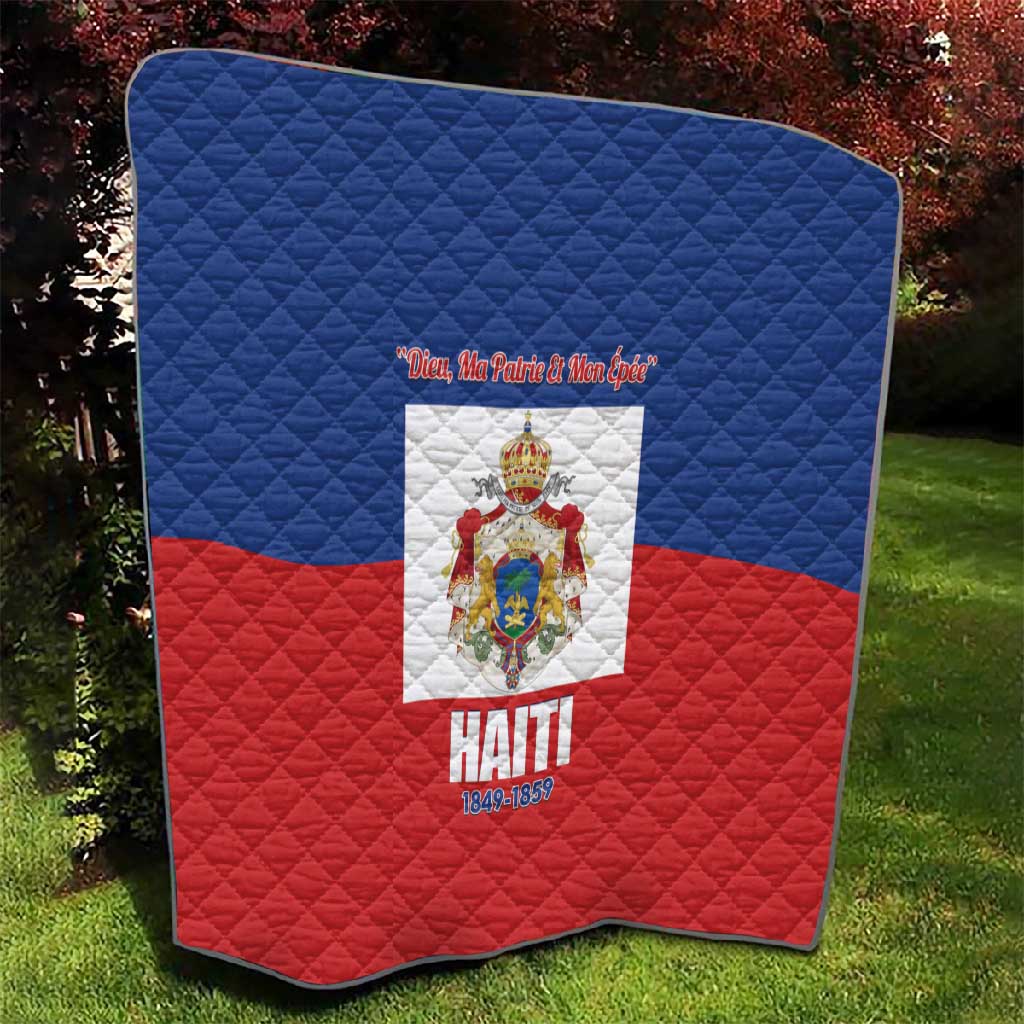 Second Empire of Haiti 1849-1859 Quilt Anpi an Ayiti Flag Style