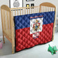 Second Empire of Haiti 1849-1859 Quilt Anpi an Ayiti Flag Style