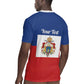 Personalised Second Empire of Haiti 1849-1859 Rugby Jersey Anpi an Ayiti Flag Style