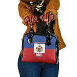 Second Empire of Haiti 1849-1859 Shoulder Handbag Anpi an Ayiti Flag Style