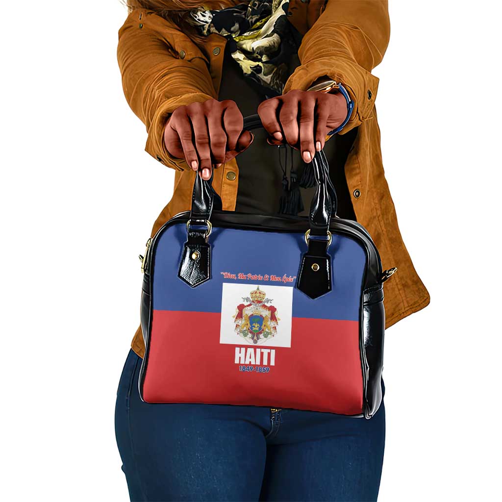Second Empire of Haiti 1849-1859 Shoulder Handbag Anpi an Ayiti Flag Style