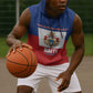 Personalised Second Empire of Haiti 1849-1859 Sleeveless Hoodie Anpi an Ayiti Flag Style - African Pride