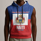 Personalised Second Empire of Haiti 1849-1859 Sleeveless Hoodie Anpi an Ayiti Flag Style - African Pride
