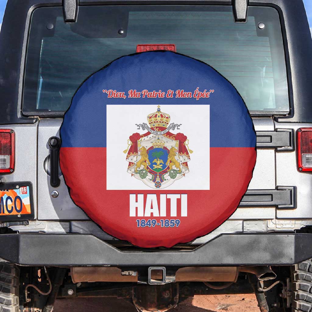 Second Empire of Haiti 1849-1859 Spare Tire Cover Anpi an Ayiti Flag Style