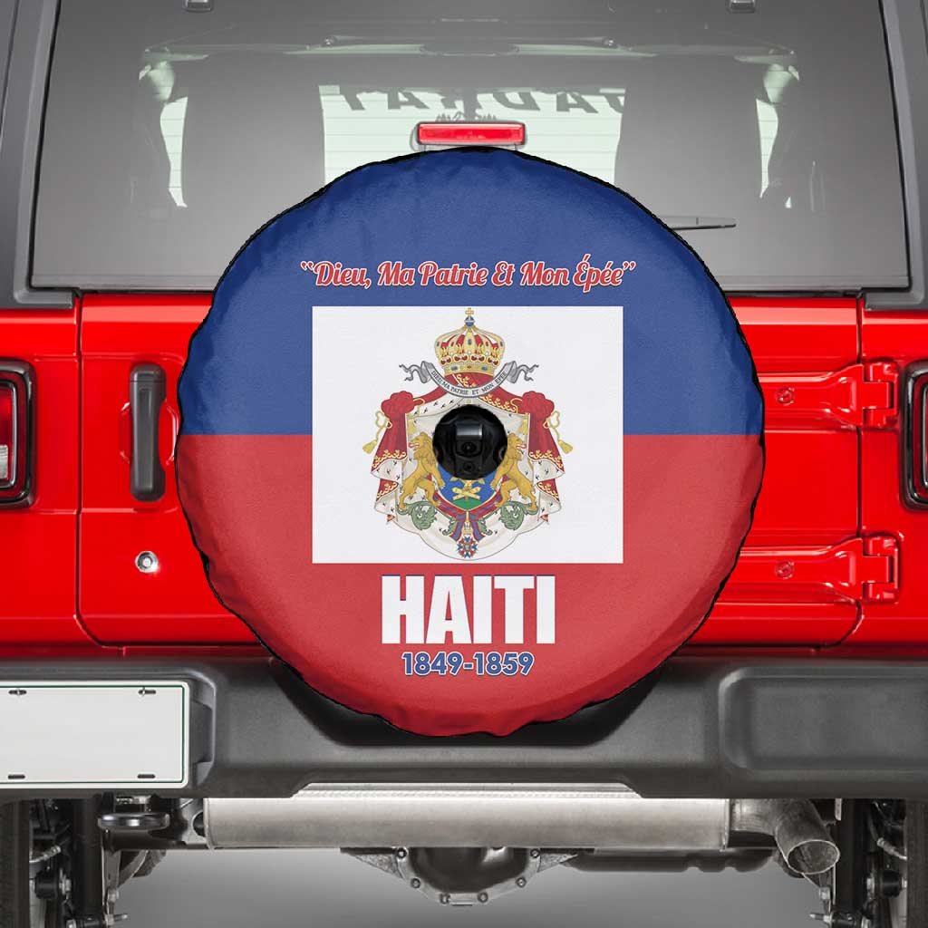 Second Empire of Haiti 1849-1859 Spare Tire Cover Anpi an Ayiti Flag Style