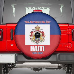 Second Empire of Haiti 1849-1859 Spare Tire Cover Anpi an Ayiti Flag Style