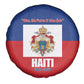 Second Empire of Haiti 1849-1859 Spare Tire Cover Anpi an Ayiti Flag Style