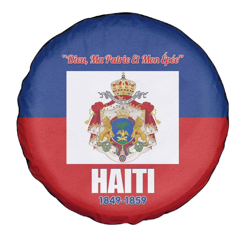 Second Empire of Haiti 1849-1859 Spare Tire Cover Anpi an Ayiti Flag Style