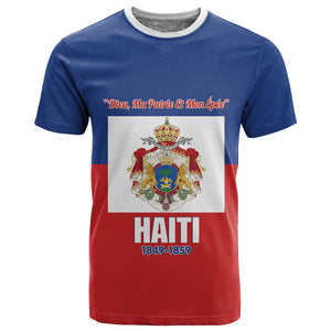 Personalised Second Empire of Haiti 1849-1859 T shirt Anpi an Ayiti Flag Style
