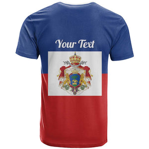 Personalised Second Empire of Haiti 1849-1859 T shirt Anpi an Ayiti Flag Style