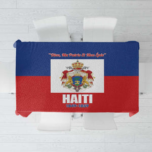 Second Empire of Haiti 1849-1859 Tablecloth Anpi an Ayiti Flag Style