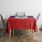 Second Empire of Haiti 1849-1859 Tablecloth Anpi an Ayiti Flag Style