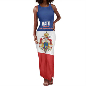 Personalised Second Empire of Haiti 1849-1859 Tank Maxi Dress Anpi an Ayiti Flag Style