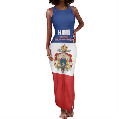Personalised Second Empire of Haiti 1849-1859 Tank Maxi Dress Anpi an Ayiti Flag Style