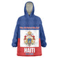 Personalised Second Empire of Haiti 1849-1859 Wearable Blanket Hoodie Anpi an Ayiti Flag Style