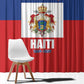 Second Empire of Haiti 1849-1859 Window Curtain Anpi an Ayiti Flag Style