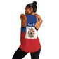 Personalised Second Empire of Haiti 1849-1859 Women Racerback Tank Anpi an Ayiti Flag Style