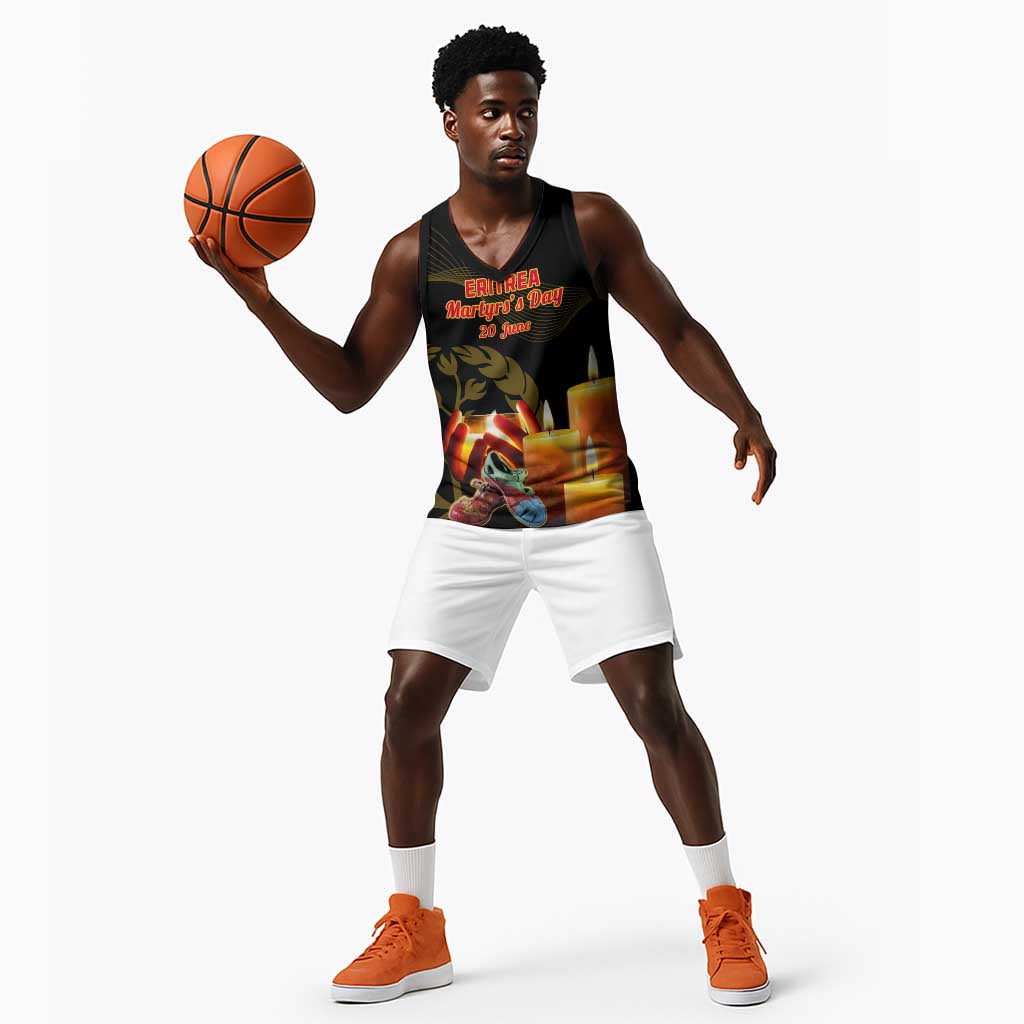 20 June Eritrea Martyrs Day Basketball Jersey Glory To Our Martyrs - African Pride