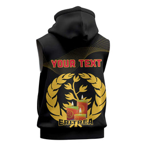 Personalised 20 June Eritrea Martyrs Day Sleeveless Zip Hoodie Glory To Our Martyrs - African Pride