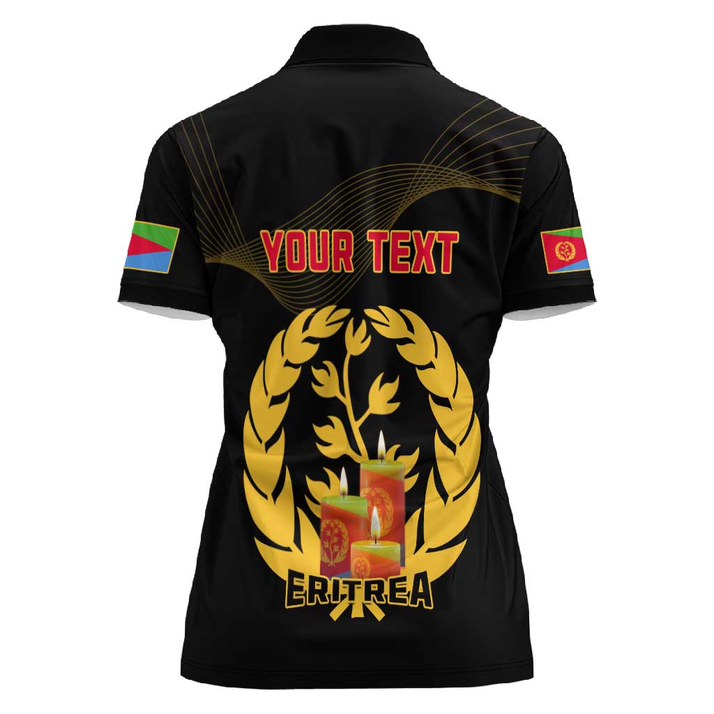 Personalised 20 June Eritrea Martyrs Day Women Polo Shirt Glory To Our Martyrs