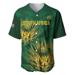 Custom South Africa Cricket Baseball Jersey Go Champions Proteas