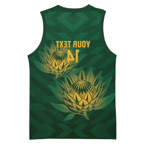 Custom South Africa Cricket Basketball Jersey Go Champions Proteas - African Pride