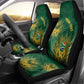 Custom South Africa Cricket Car Seat Cover Go Champions Proteas