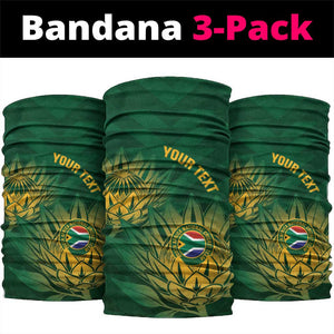 Custom South Africa Cricket Neck Gaiter Go Champions Proteas LT14