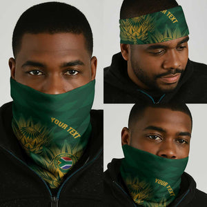 Custom South Africa Cricket Neck Gaiter Go Champions Proteas LT14