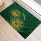 Custom South Africa Cricket Rubber Doormat Go Champions Proteas