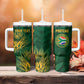 Custom South Africa Cricket Tumbler With Handle Go Champions Proteas