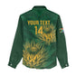 Custom South Africa Cricket Women Casual Shirt Go Champions Proteas LT14