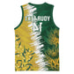 Custom South Africa And Australia Basketball Jersey Aussies Proteas Together - Cricket Style - African Pride