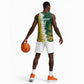 Custom South Africa And Australia Basketball Jersey Aussies Proteas Together - Cricket Style - African Pride